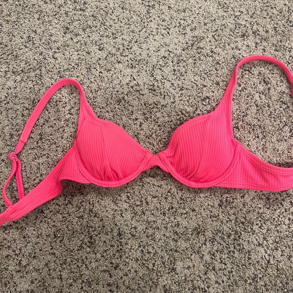 xhilaration red bikini top